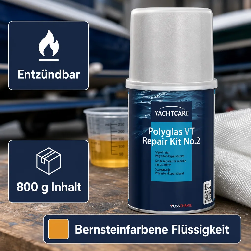YACHTCARE Polyglas VT Repair Kit No.2 - 800 g