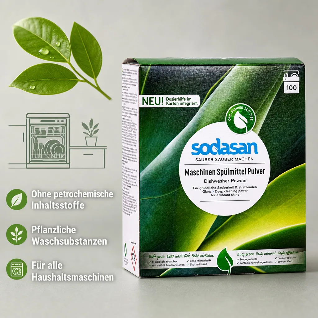 SODASAN Maschinenspülmittel 1,5 kg Pulver