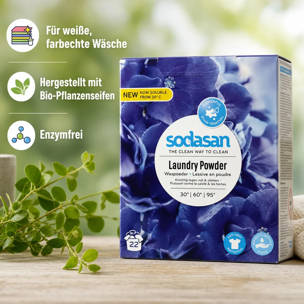 SODASAN COLOR Waschpulver Lavendel 1,01 kg