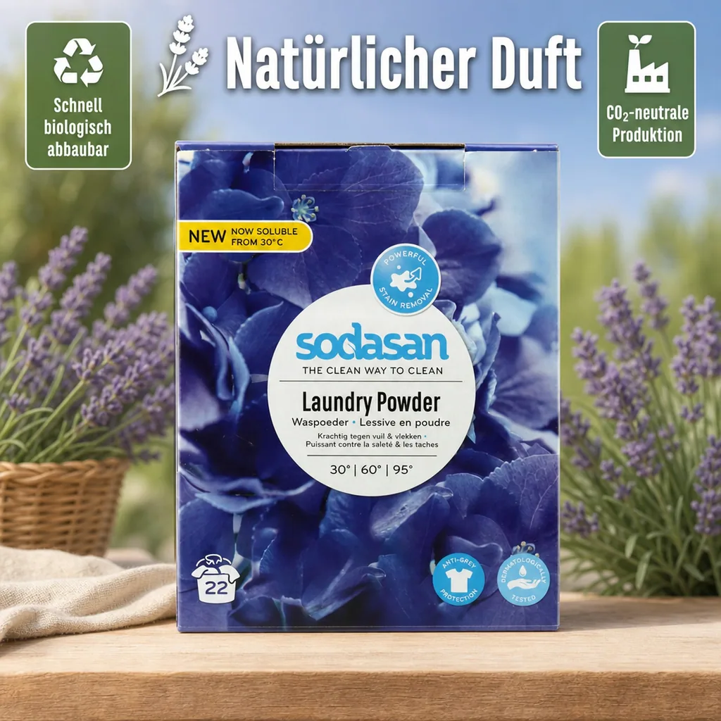 SODASAN COLOR Waschpulver Lavendel 1,01 kg