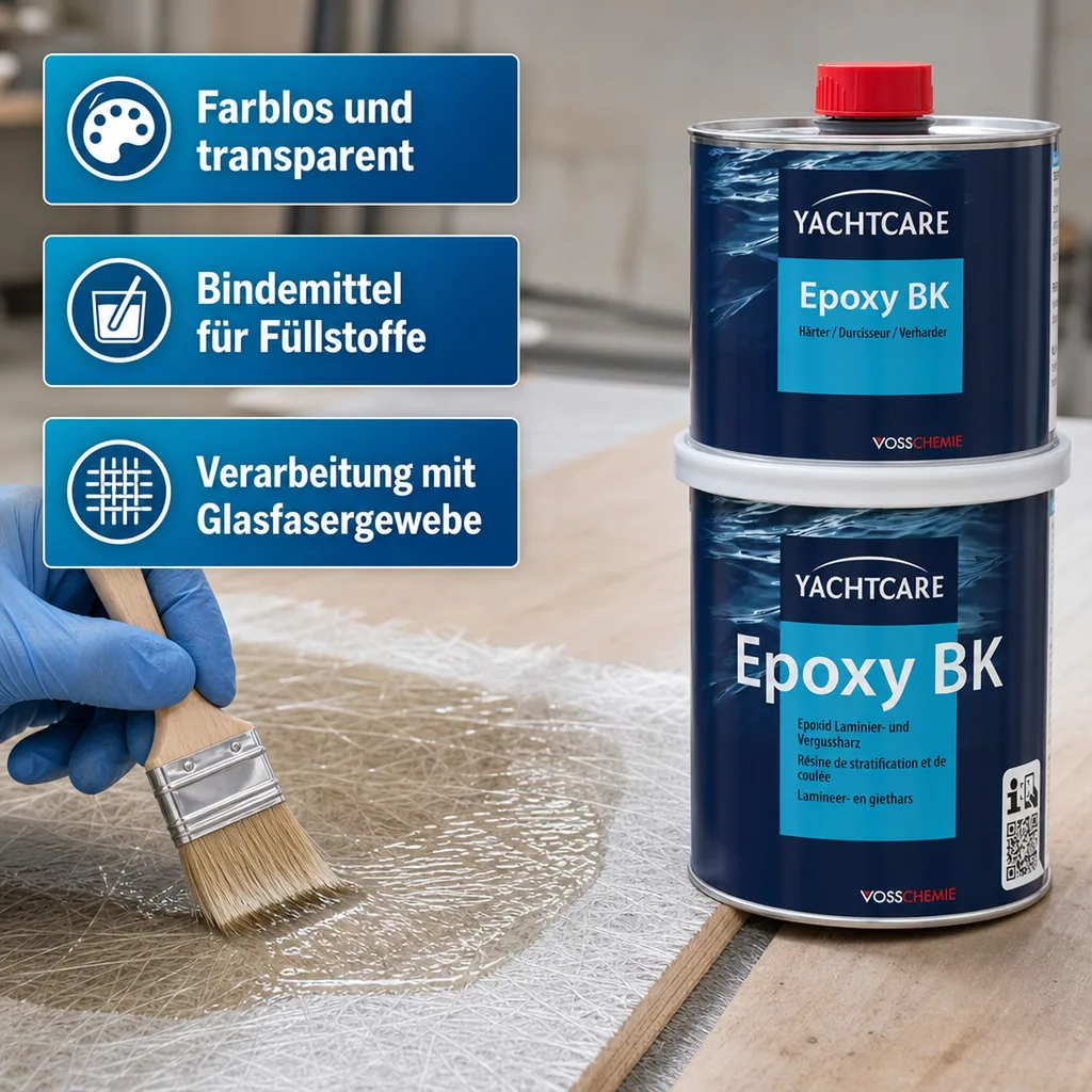 YACHTCARE Epoxy BK A+B 1000 g Laminier- und Vergussharz