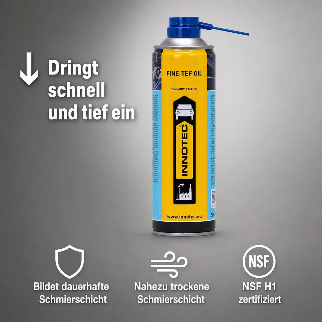 INNOTEC Fine Tef Oil Schmieröl 500 ml Teflonöl NSF