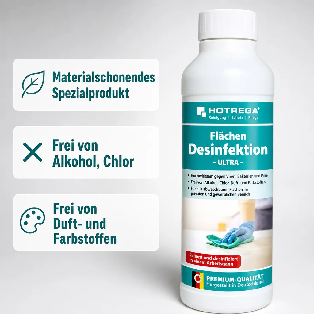 HOTREGA Flächendesinfektion 2 x 500 ml mit Spritzeinsatz