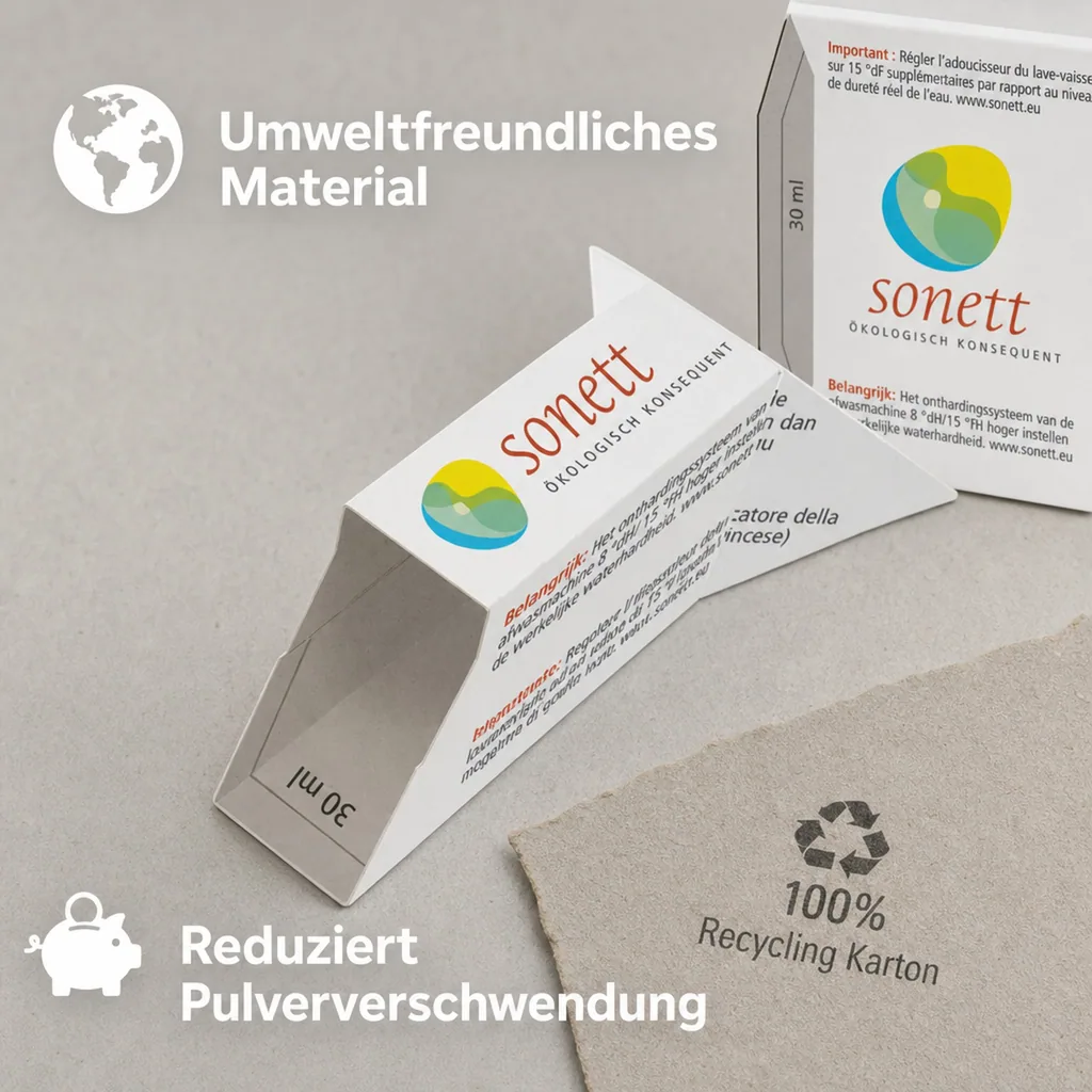 SONETT Maschinenspülmitteldosierer weiß 1 Stck. aus Pappe