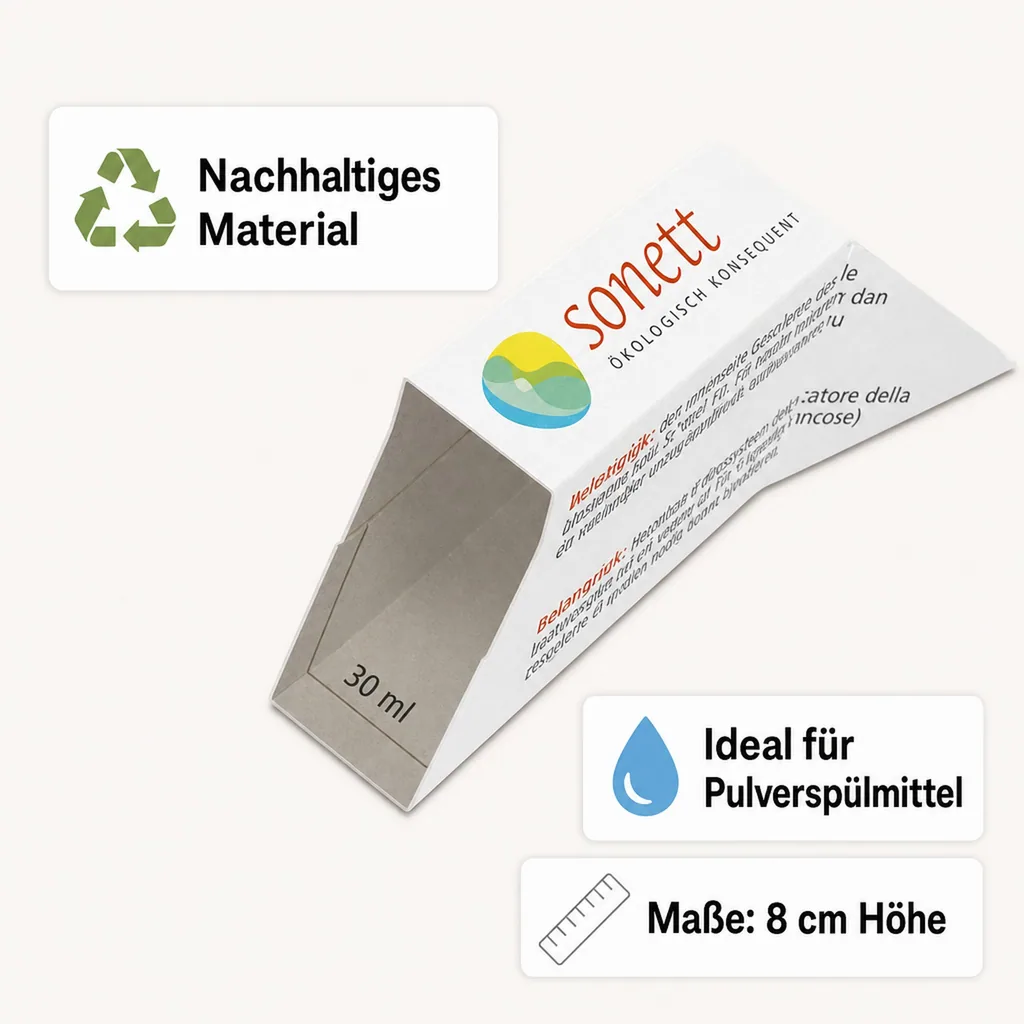 SONETT Maschinenspülmitteldosierer weiß 1 Stck. aus Pappe