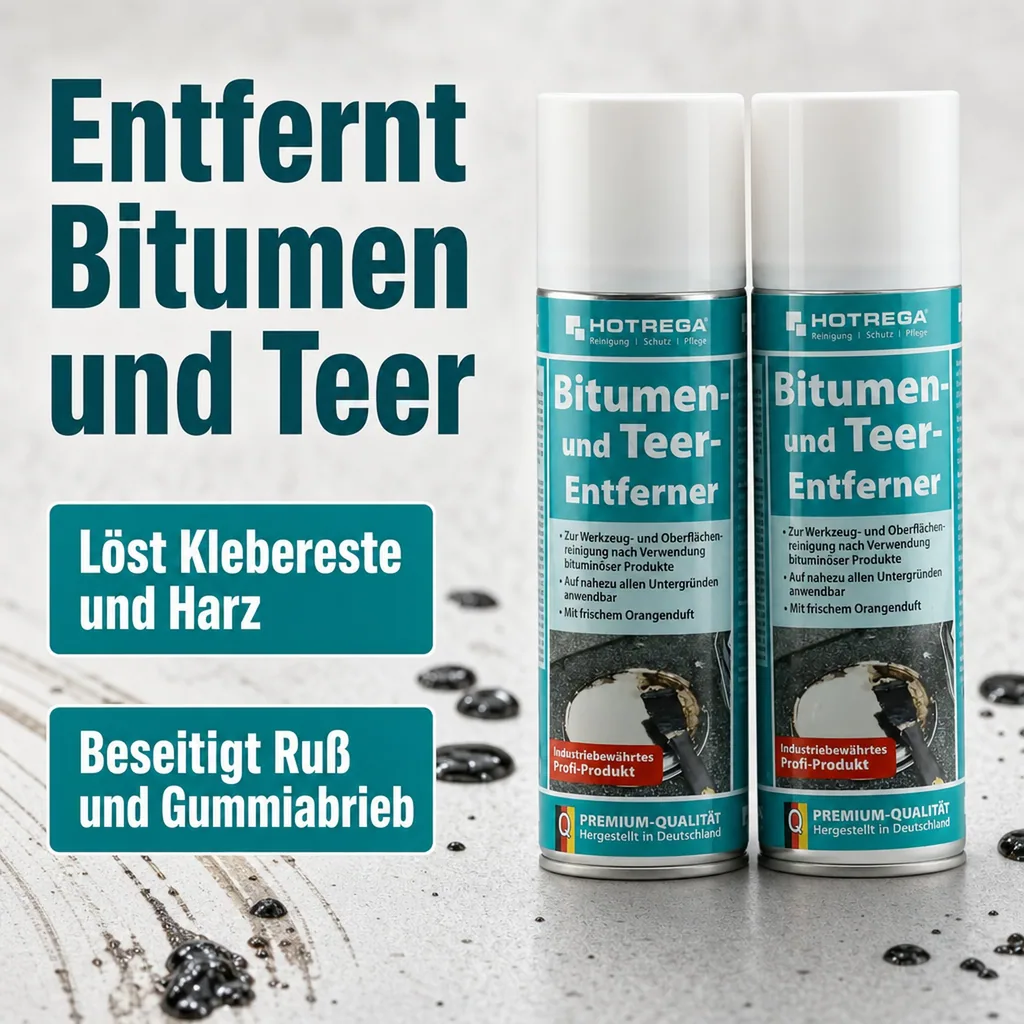 HOTREGA Bitumen- und Teer Entferner 2 x 300 ml Spraydose