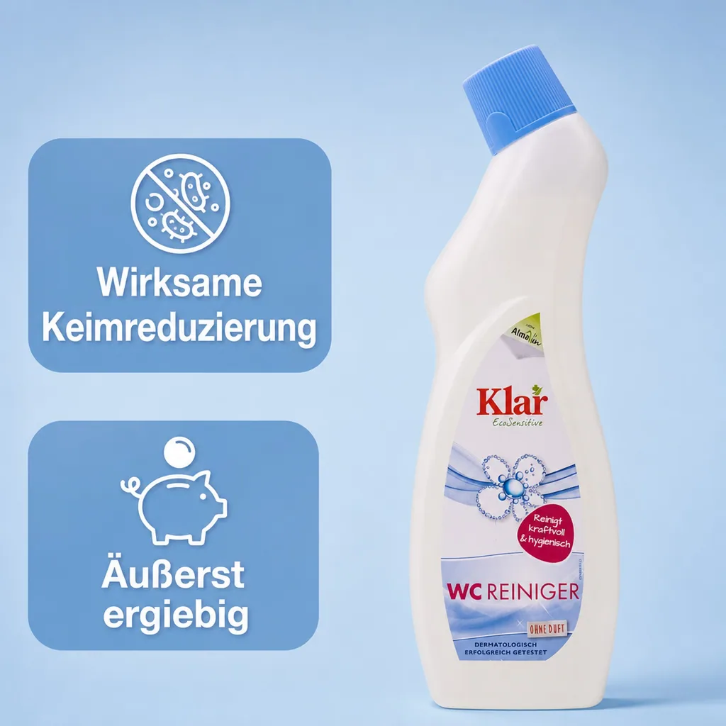 KLAR WC Reiniger ohne Duft 750 ml