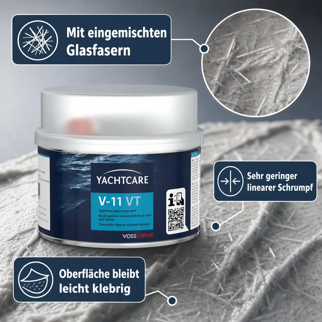 YACHTCARE V-11 VT Faserspachtel 200 g