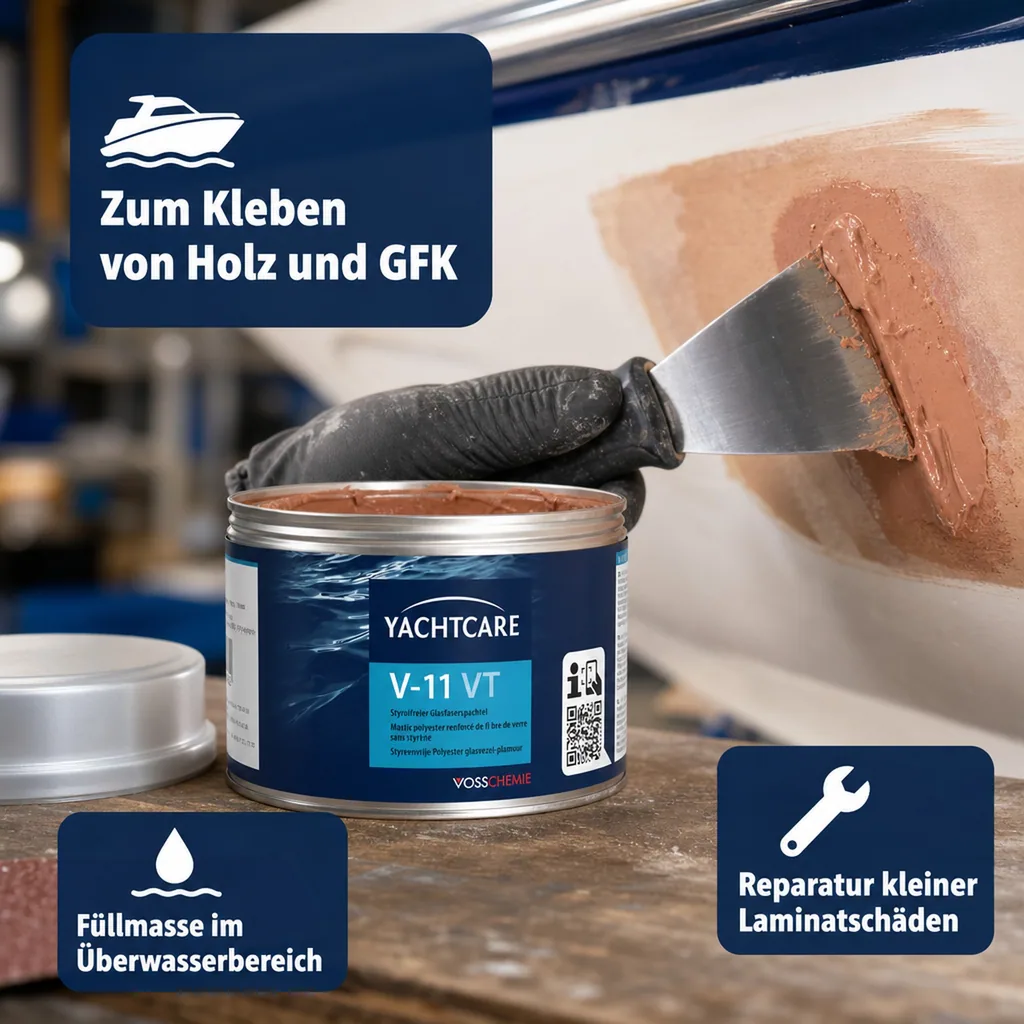 YACHTCARE V-11 VT Faserspachtel 200 g