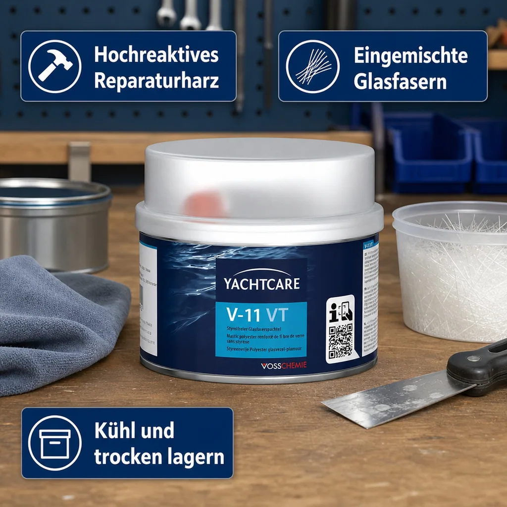 YACHTCARE V-11 VT Faserspachtel 400 g