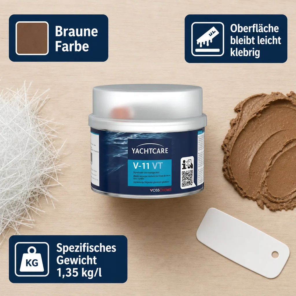 YACHTCARE V-11 VT Faserspachtel 400 g