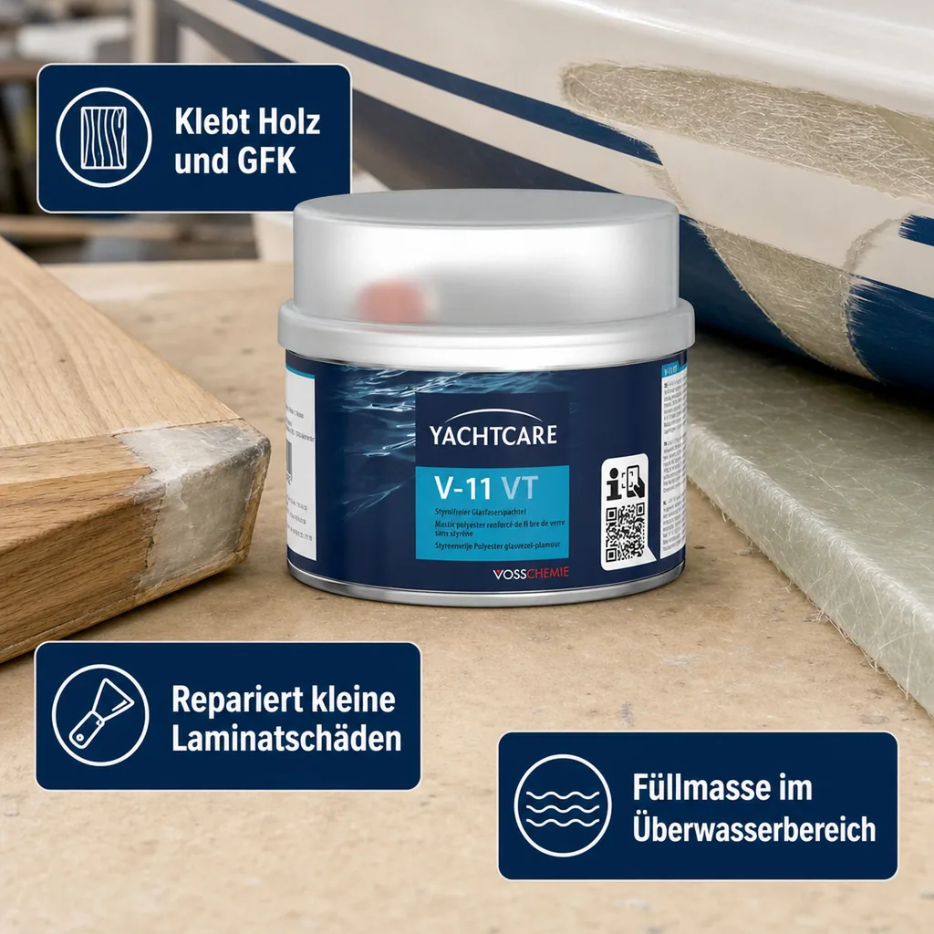 YACHTCARE V-11 VT Faserspachtel 400 g