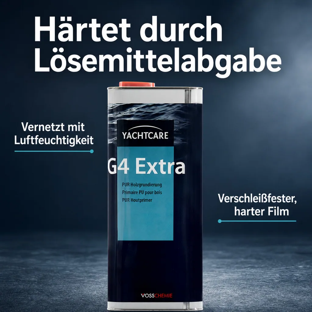 YACHTCARE G4 Extra 1K Polyurethanharz 5 Liter Holzgrundierung