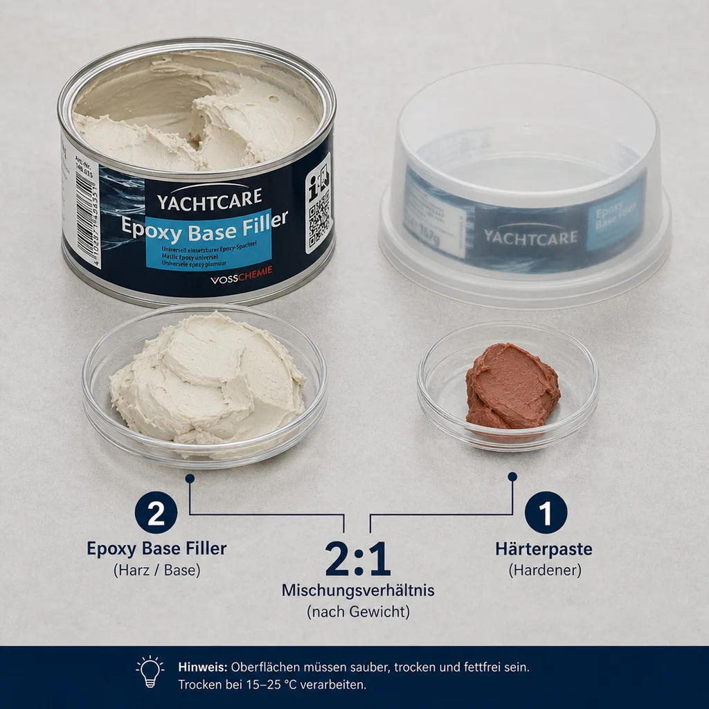 YACHTCARE Epoxy Base Filler 500 g