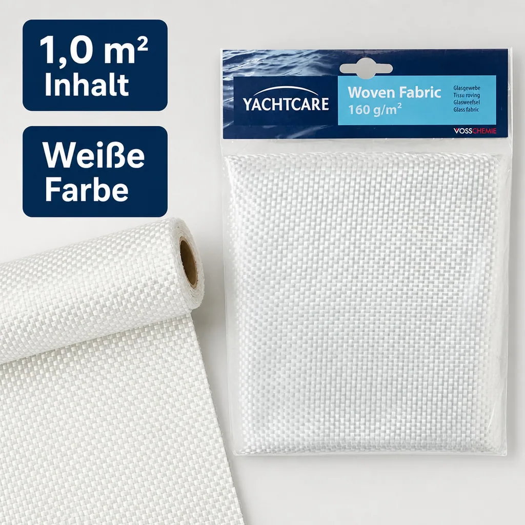 YACHTCARE Woven Fabric 160 g Glasgewebe 1,0 m² Inhalt