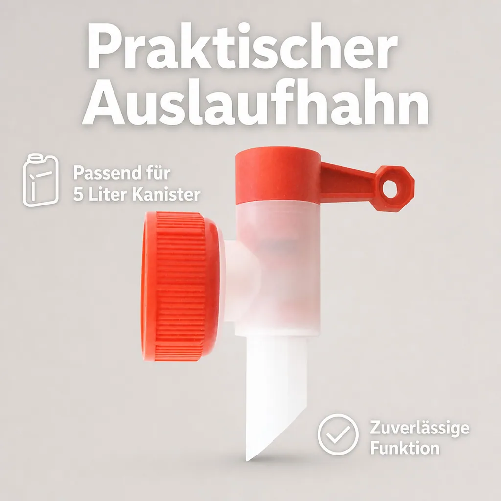 SODASAN Auslaufhahn für 5 Liter Kanister