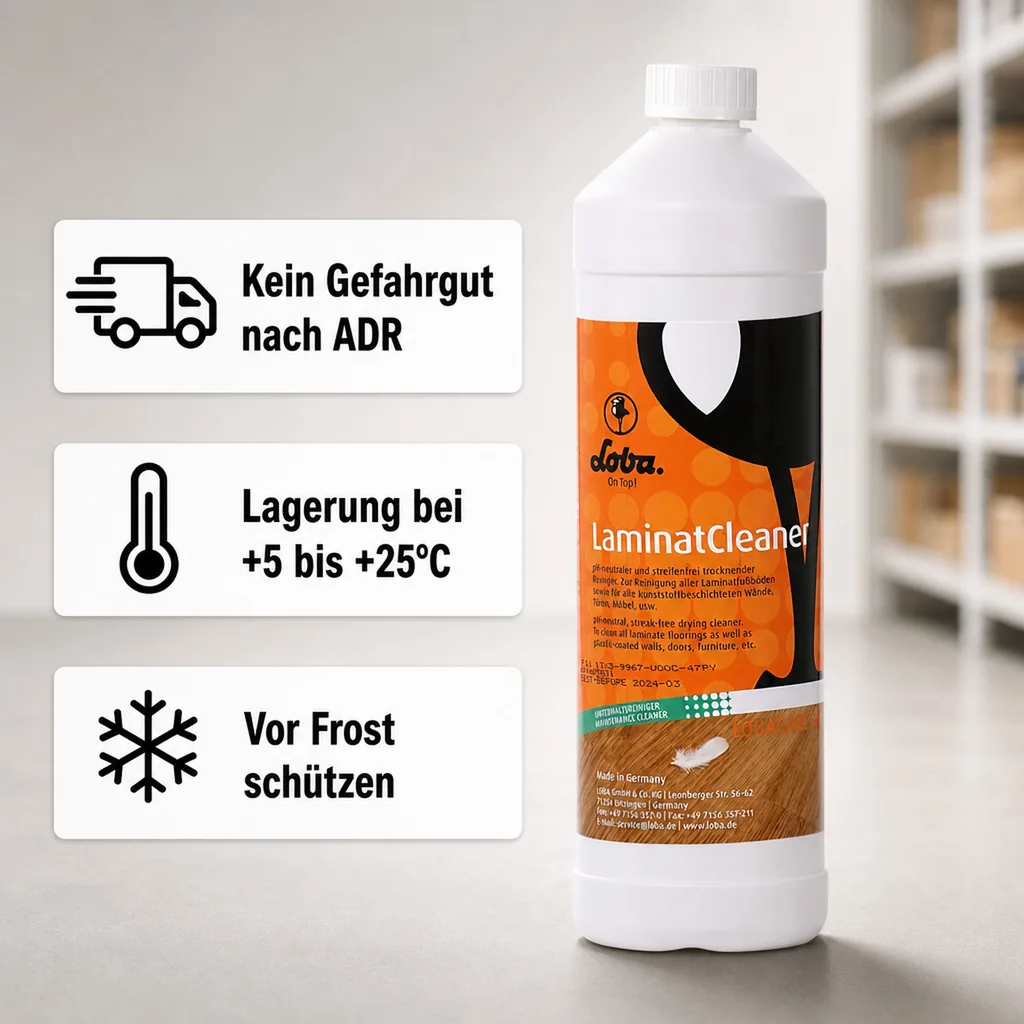 LOBA Laminat Cleaner 1 Liter Wischpflege Konzentrat