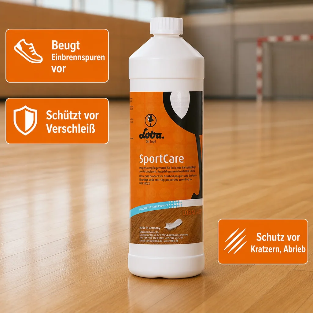 LOBA SportCare 1 Liter Dispersionspflegemittel nach DIN18032
