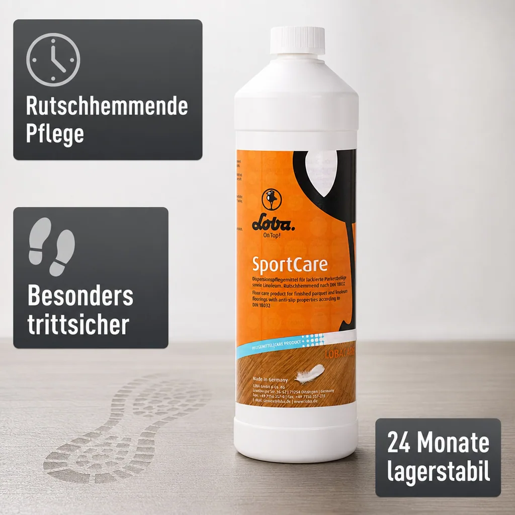 LOBA SportCare 1 Liter Dispersionspflegemittel nach DIN18032