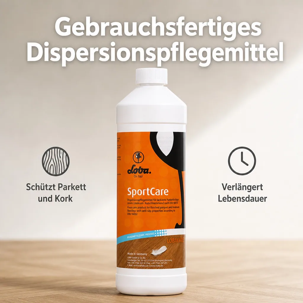 LOBA SportCare 1 Liter Dispersionspflegemittel nach DIN18032