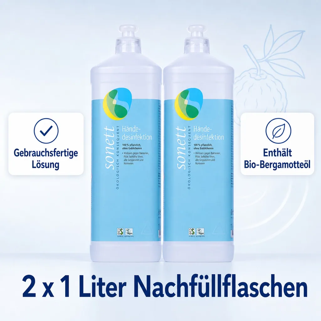 SONETT Händedesinfektion 2 x 1 Liter