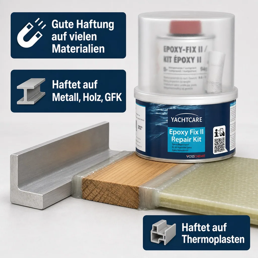 YACHTCARE Epoxy Fix II Repair Kit 248 g Epoxidharz Reparaturset