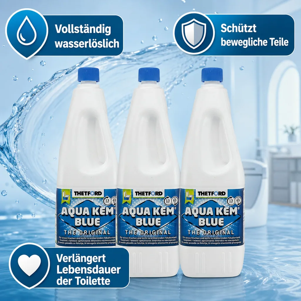 THETFORD Aqua Kem Blue 3 x 2 Liter