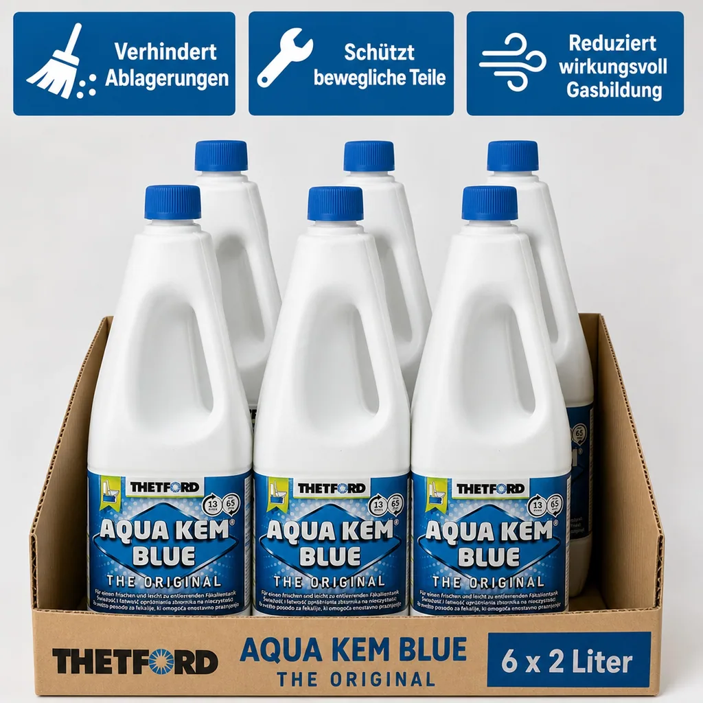 THETFORD Aqua Kem Blue 6 x 2 Liter = 1 Karton A