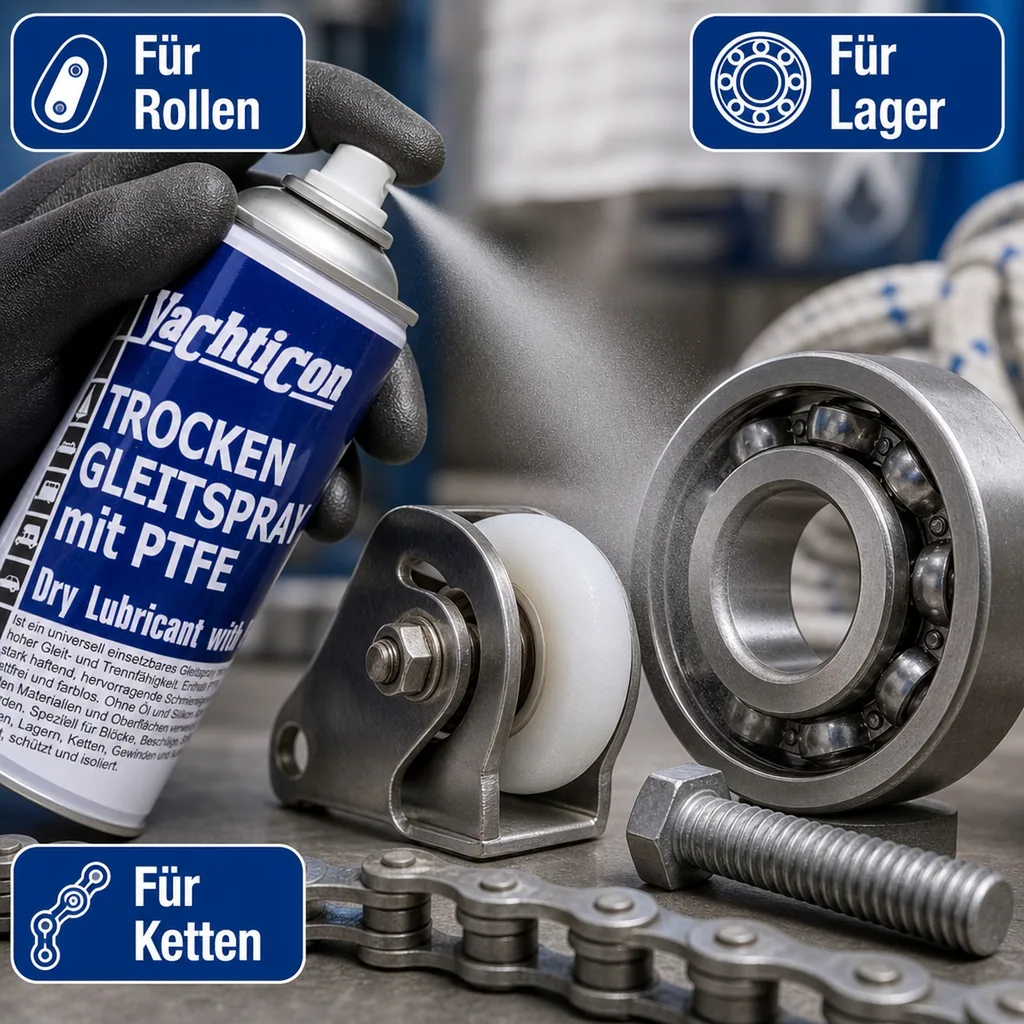 YACHTICON Trocken Gleitspray mit PTFE 400 ml