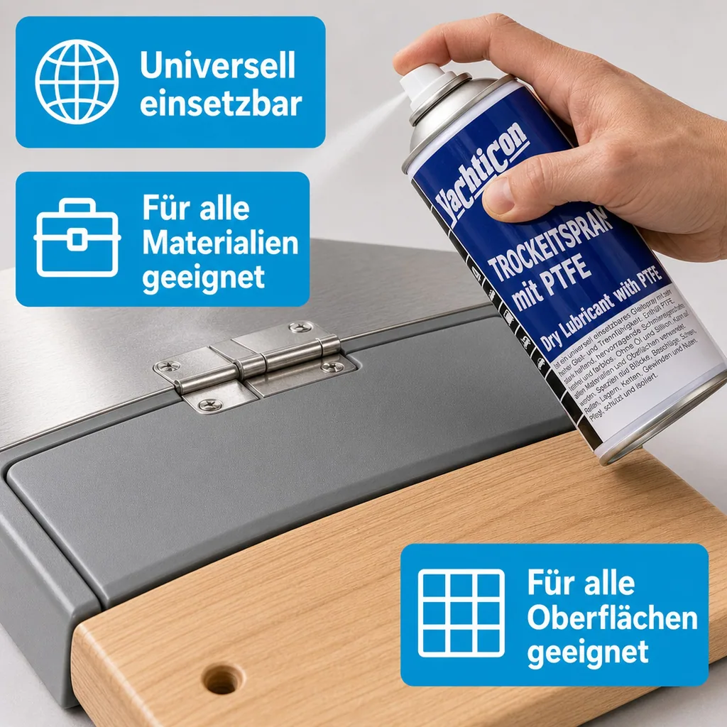 YACHTICON Trocken Gleitspray mit PTFE 400 ml
