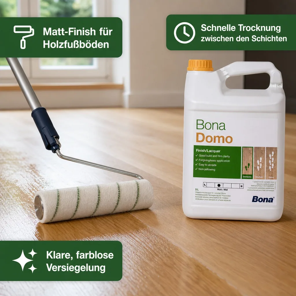 BONA Domo 5 Liter matt 1K Wasserlack