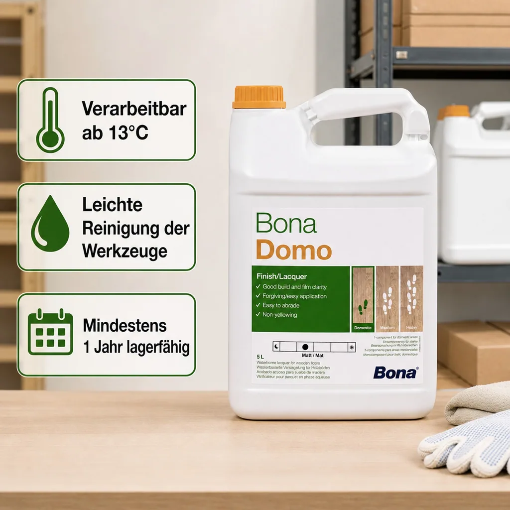 BONA Domo 5 Liter matt 1K Wasserlack
