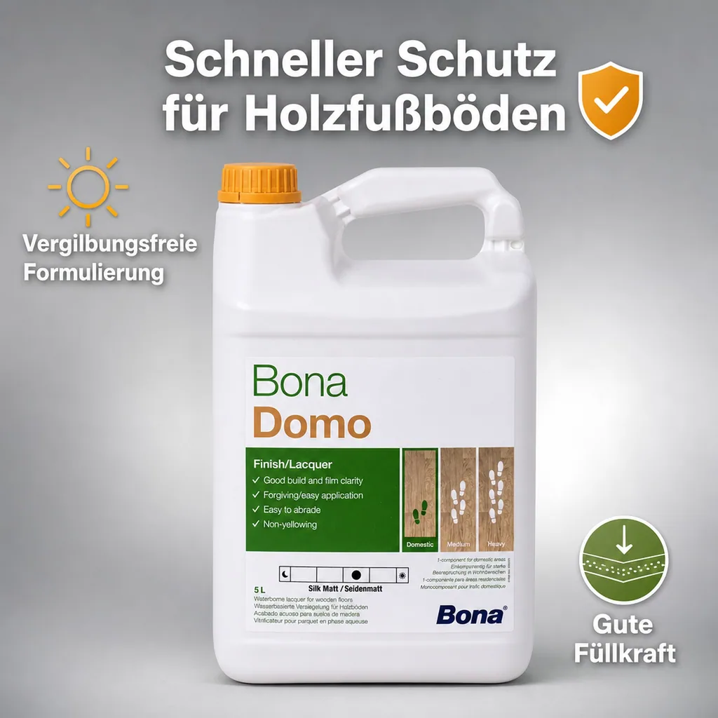 BONA Domo 5 Liter halbmatt 1K Wasserlack