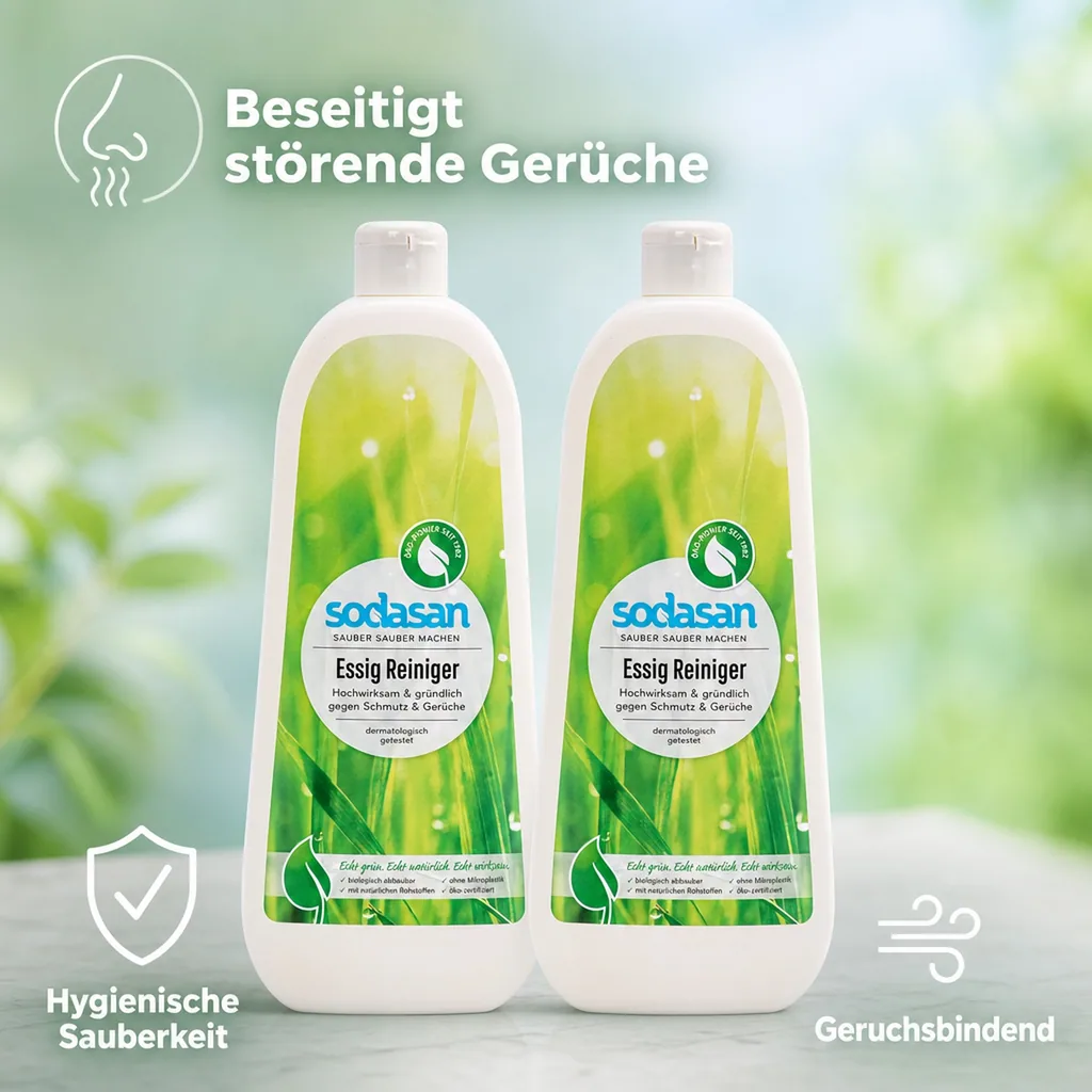 SODASAN Essigreiniger 2 x 1 Liter