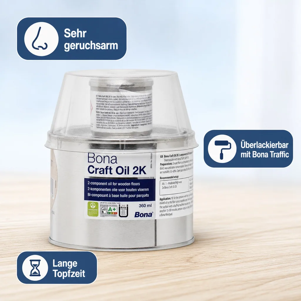 BONA Craft Oil 2K Frost 400 ml weiß