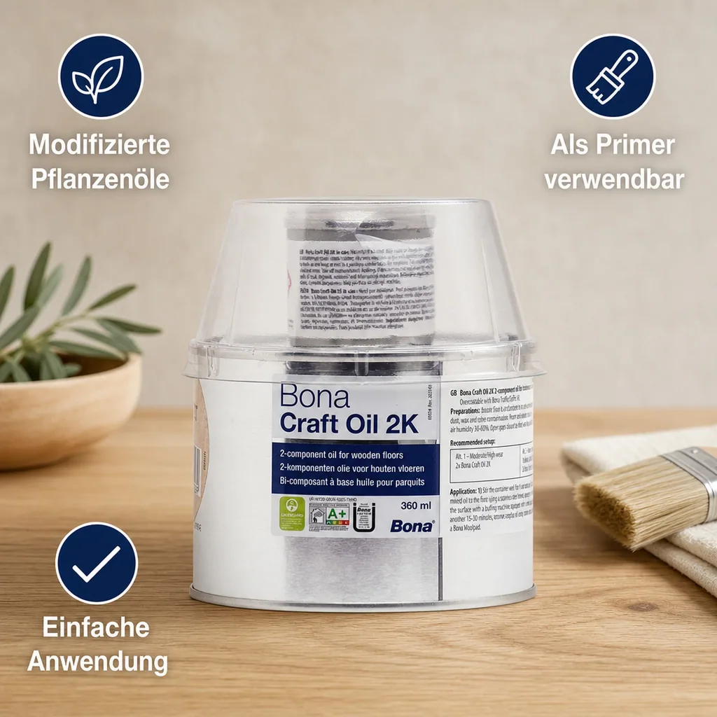 BONA Craft Oil 2K Frost 400 ml weiß
