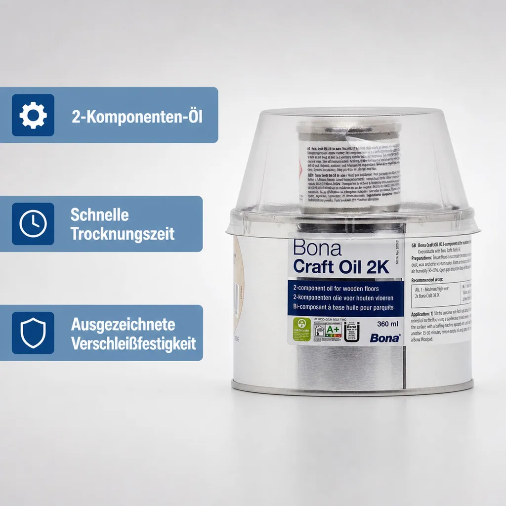 BONA Craft Oil 2K Frost 400 ml weiß