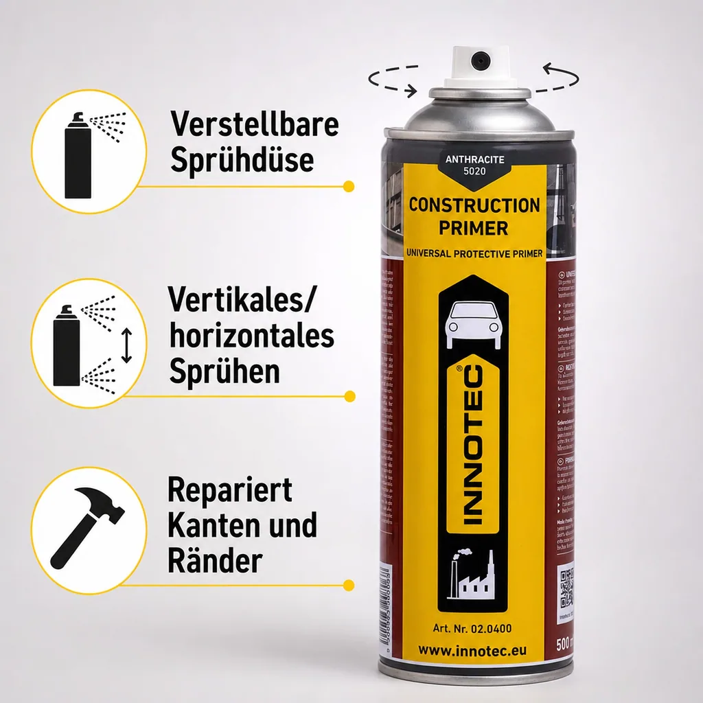 INNOTEC Construction Primer 500 ml antracite Grundierung