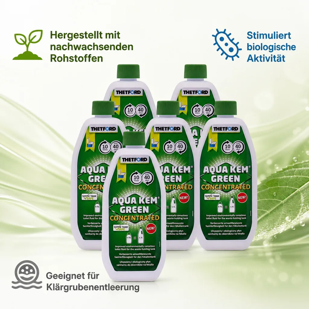 THETFORD Aqua Kem Green 6 x 0,75 Liter Konzentrat