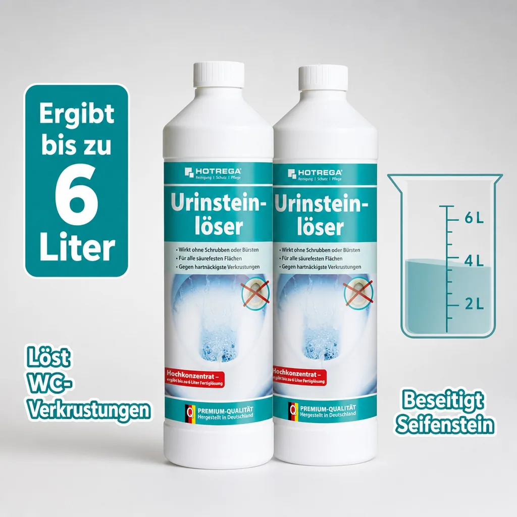 HOTREGA Urinsteinlöser 2 x 1 Liter Konzentrat