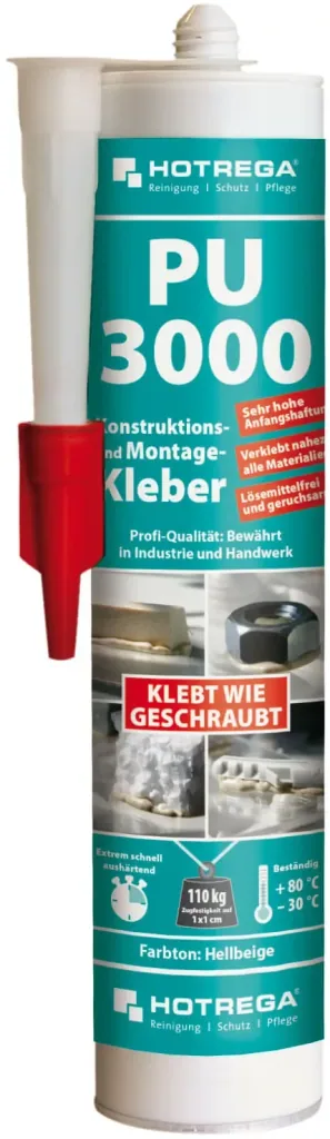 HOTREGA PU 3000 Konstruktions- und Montagekleber 5 x 310 ml