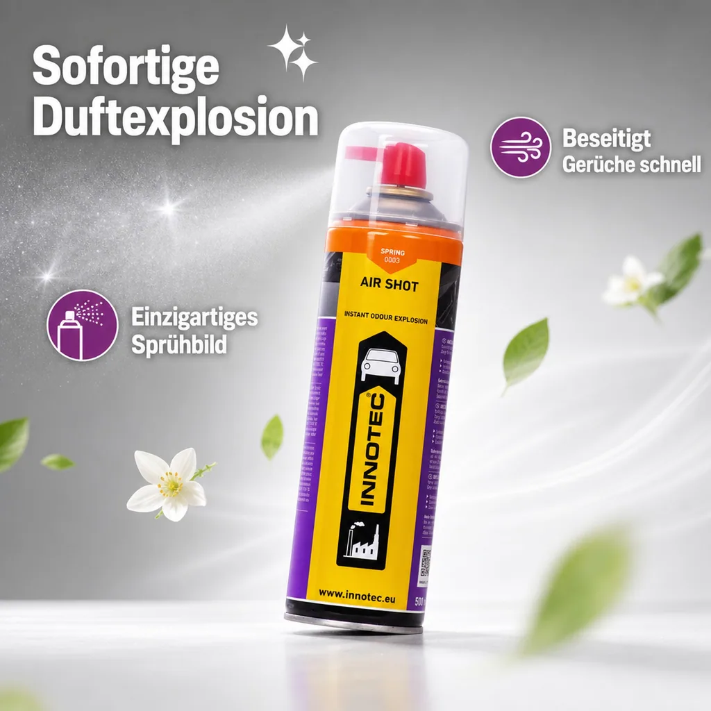 INNOTEC Air Shot Spring 500 ml Duftspray für Raum / Auto 0003 Spring