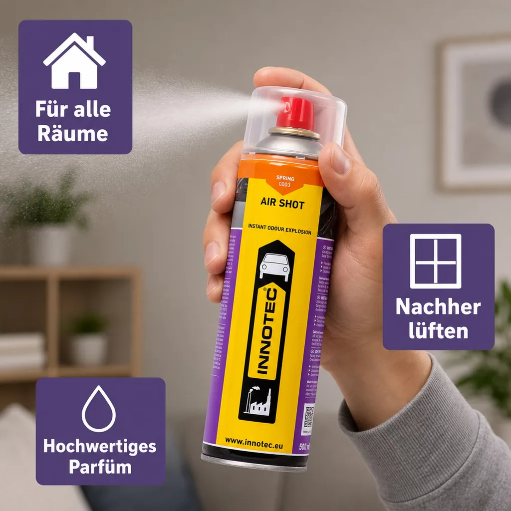 INNOTEC Air Shot Spring 500 ml Duftspray für Raum / Auto 0003 Spring