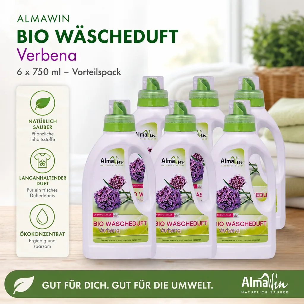 ALMAWIN Wäscheduft Verbena 6 x 750 ml