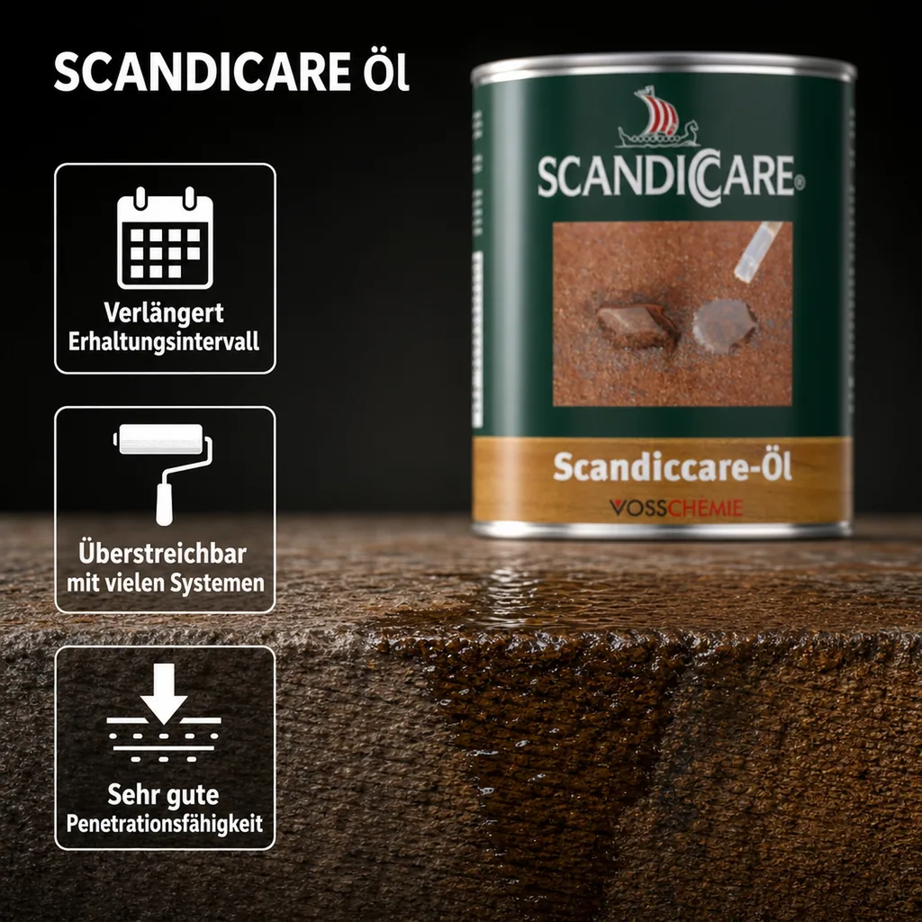 SC SCANDICCARE Öl 1 Liter Farbzusatz- und Rostversiegelung A
