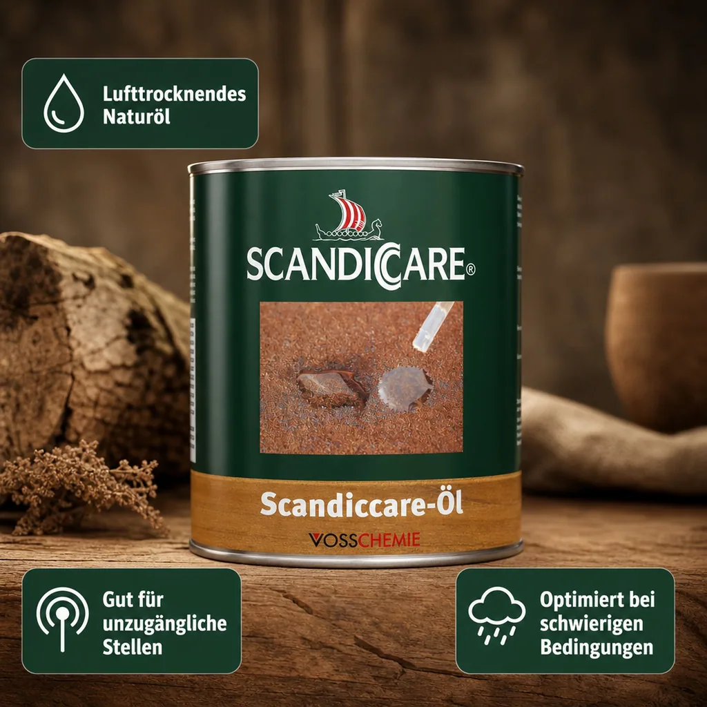 SC SCANDICCARE Öl 1 Liter Farbzusatz- und Rostversiegelung A
