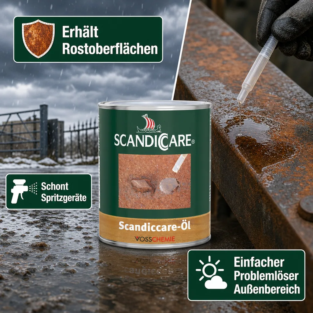 SC SCANDICCARE Öl 1 Liter Farbzusatz- und Rostversiegelung A