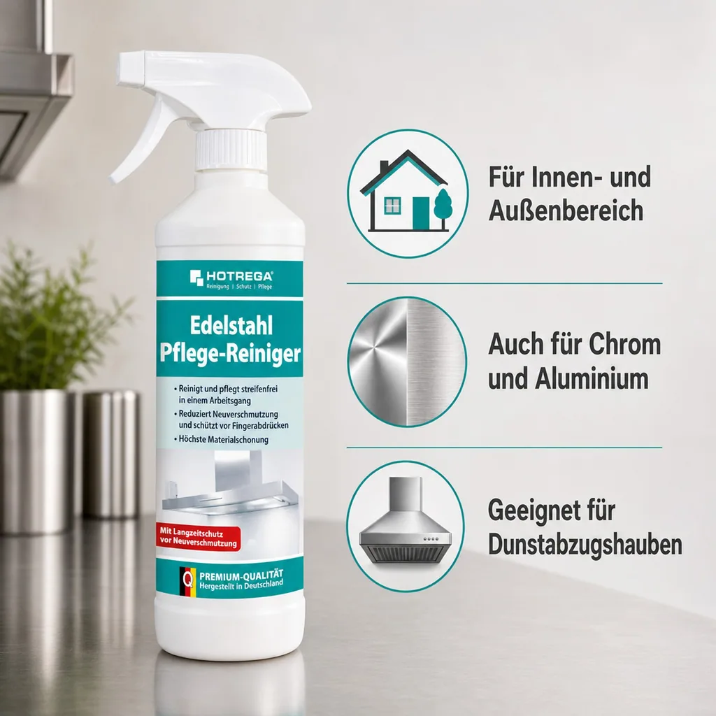 HOTREGA Edelstahl Pflegereiniger 500 ml
