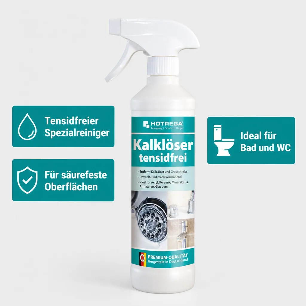 HOTREGA Kalklöser tensidfrei 500 ml Sprühflasche