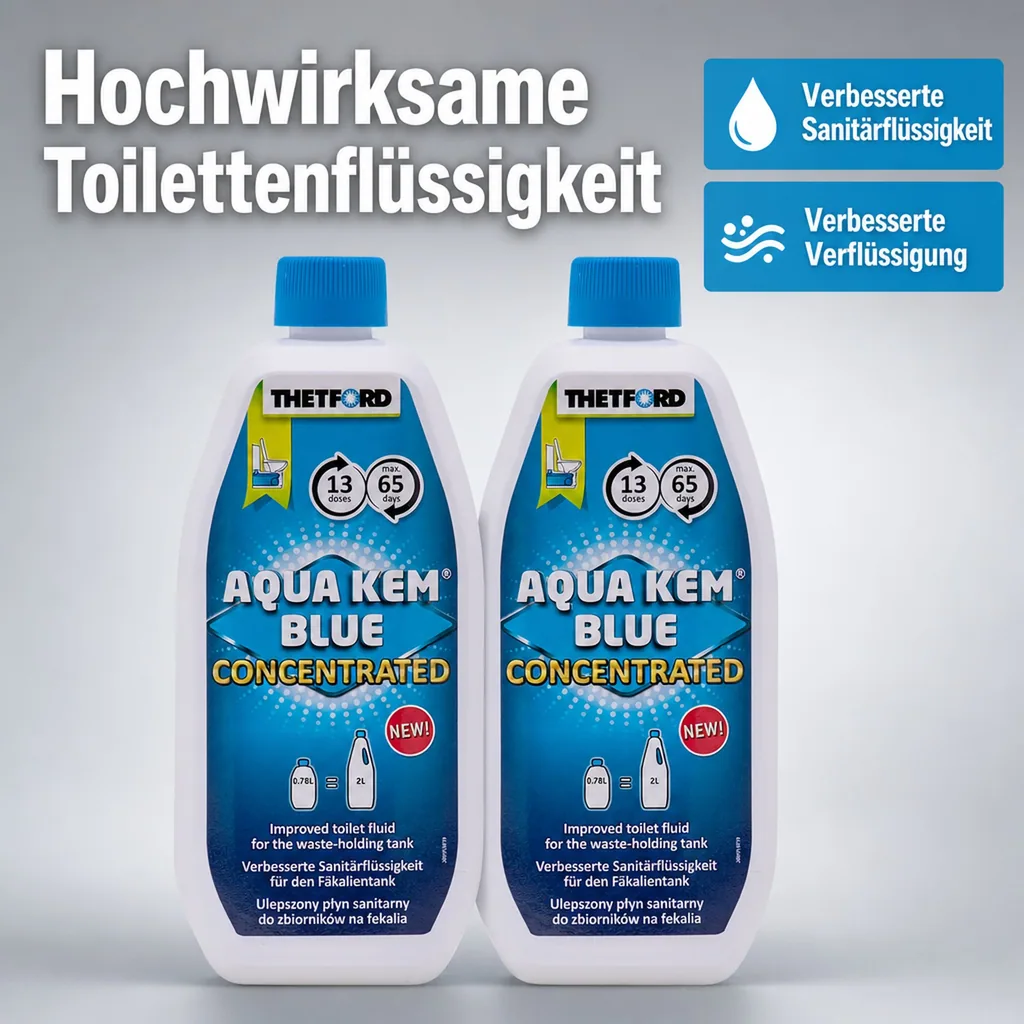 THETFORD Aqua Kem Blue 2 x 0,78 Liter Konzentrat
